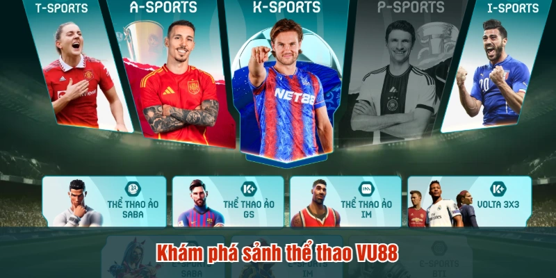 Khám phá sảnh thể thao VU88