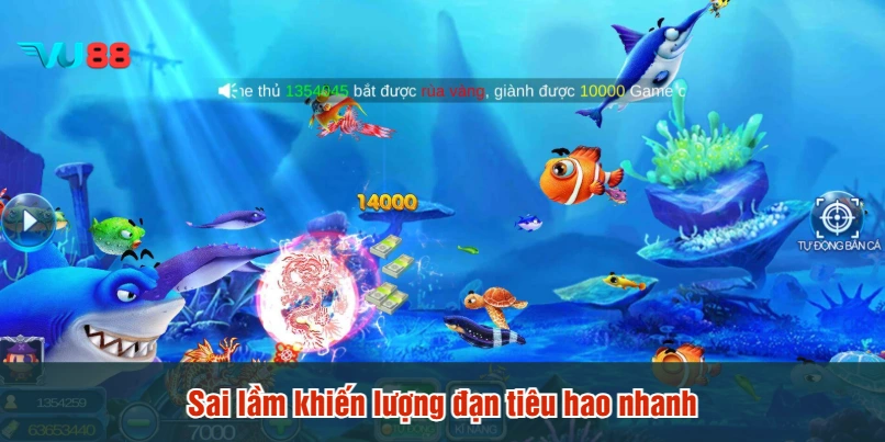 Sai lầm khiến lượng đạn tiêu hao nhanh