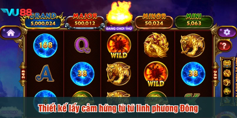 Thiết kế lấy cảm hứng từ tứ linh phương Đông